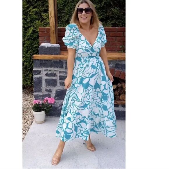 ZARA PRINTED POPLIN DRESS - Picture 2 of 11